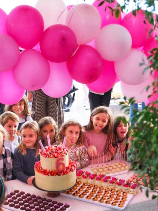 Allestimento festa compleanno decorazioni palloncini compleanno bambina